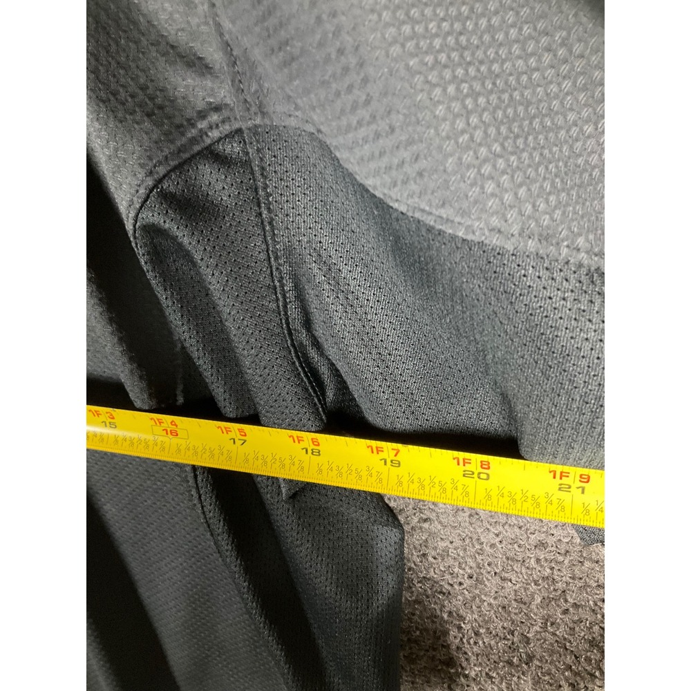 Nike Sphere Dry Golf Polo Shirt Mens XL Black Gold Swoosh‎ Short Sleeve Athletic - Picture 6 of 7